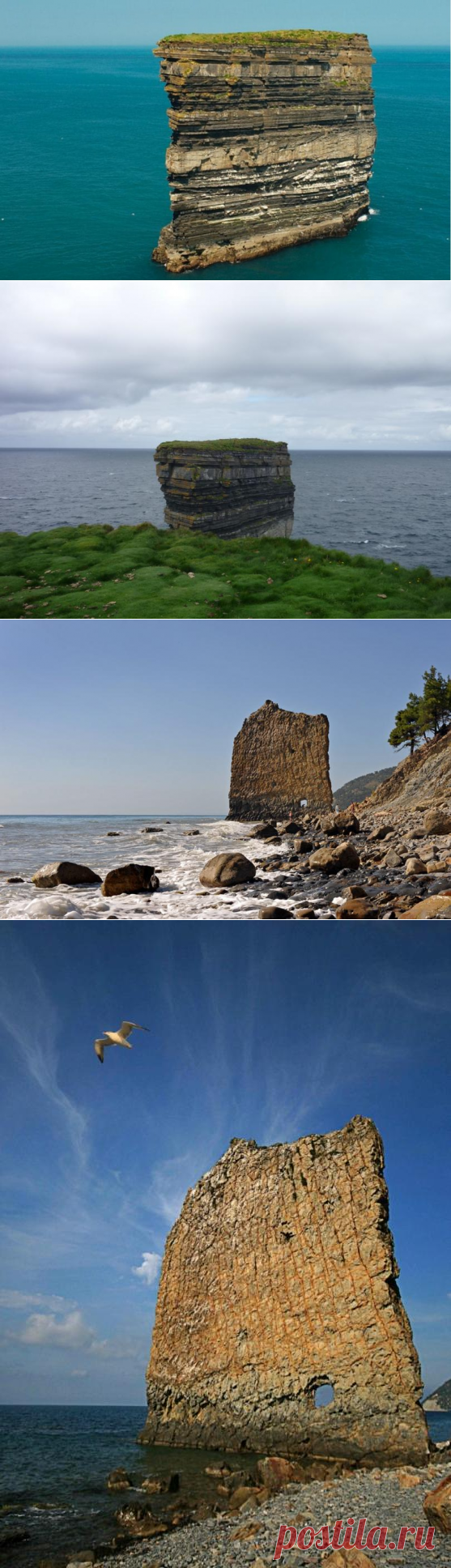 Самые фотогеничные морские скалы.