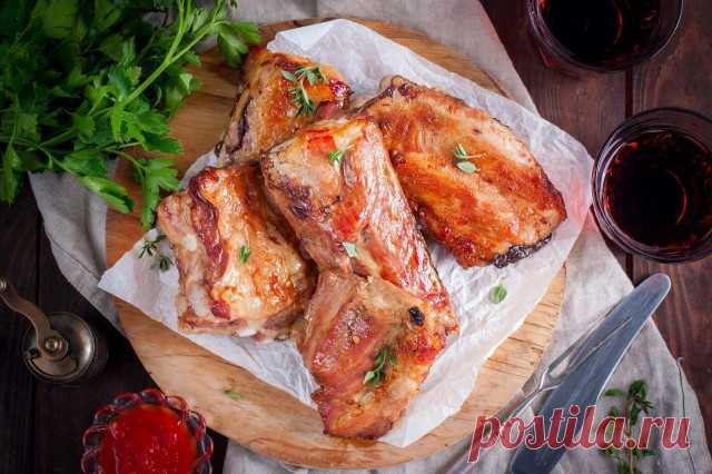 Свиные ребрышки в маринаде в духовке рецепт фото пошагово и видео - 1000.menu
