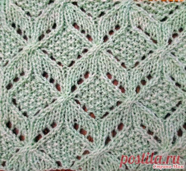 Узор спицами 