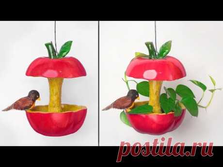 Hanging Pottery || Hanging tree pot at home || Decorative Showpiece for Home Decor - YouTube