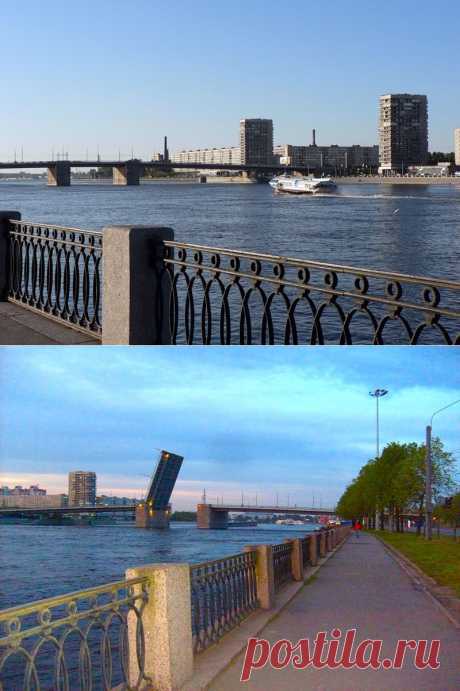 Разводные мосты Санкт-Петербурга . Володарский мост.