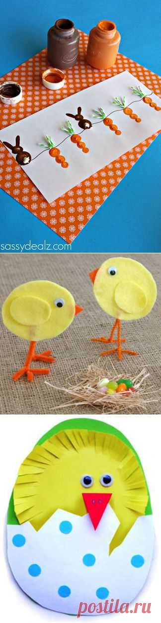Пасхальные идеи для самых маленьких.