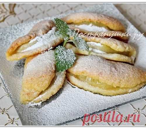 ВКУСНОЕ ПЕЧЕНЬЕ ИЗ ТВОРОГА С ЯБЛОКАМИ