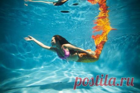 Китайская модель, ставшая русалкой