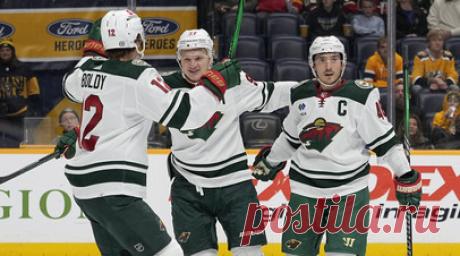 Гол и передача Капризова помогли «Миннесоте» разгромить «Нэшвилл» в матче НХЛ. «Миннесота Уайлд» одержал победу над «Нэшвилл Предаторз» в матче регулярного чемпионата Национальной хоккейной лиги (НХЛ). Читать далее