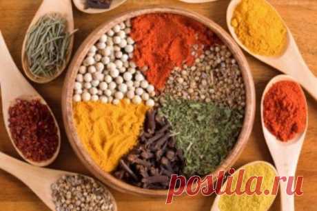 Вкусовая палитра продуктов в аюрведе..