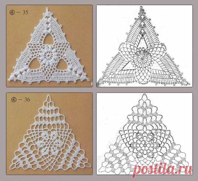 triangle crochet patterns | make handmade, crochet, craft