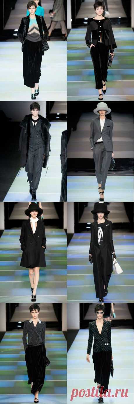 Коллекция осень-зима 2014-2015 от Armani Фото