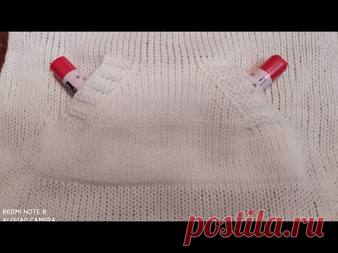 Карман кенгуру на любой вязальной машине. Первый способ.