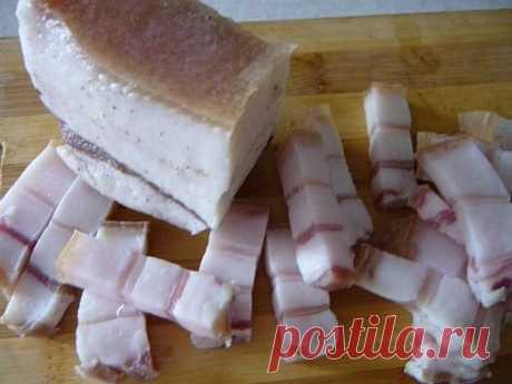 Засолка сала сухим способом в банке - Простые рецепты Овкусе.ру