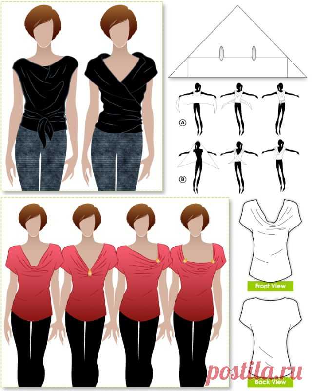 Просто топы / Простые выкройки /