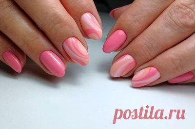 Розовый маникюр 2023 140 фото идей. Подбираем идеальный розовый.