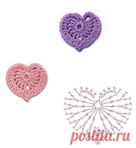 Мотивы крючком для аппликаций