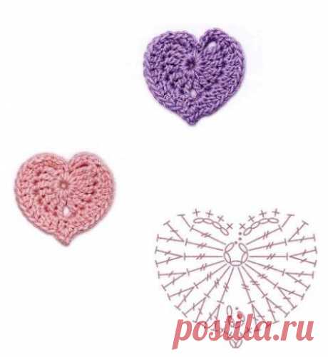Мотивы крючком для аппликаций