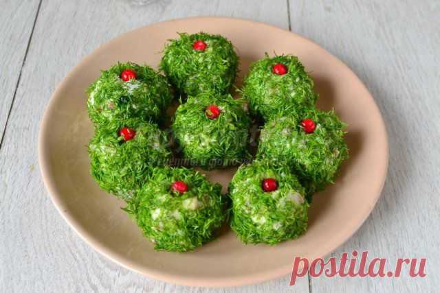 Закуска из селедки "Изумрудные шарики». Рецепт с пошаговыми фото