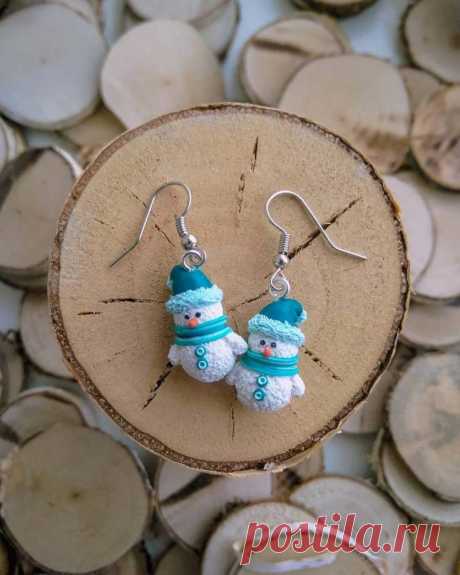 Cнеговик из полимерной глины | 25 фото | Snowman polymer clay