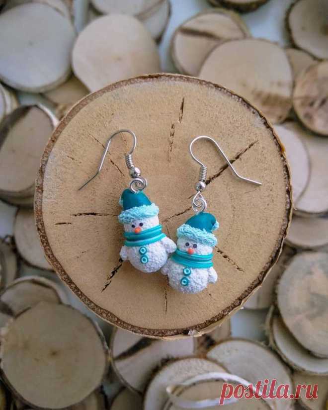 Cнеговик из полимерной глины | 25 фото | Snowman polymer clay