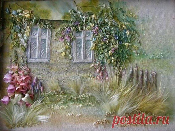 Живые картины из лент