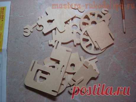 Мастер-класс по декупажу на дереве: Винтажный автомобиль | HandFun