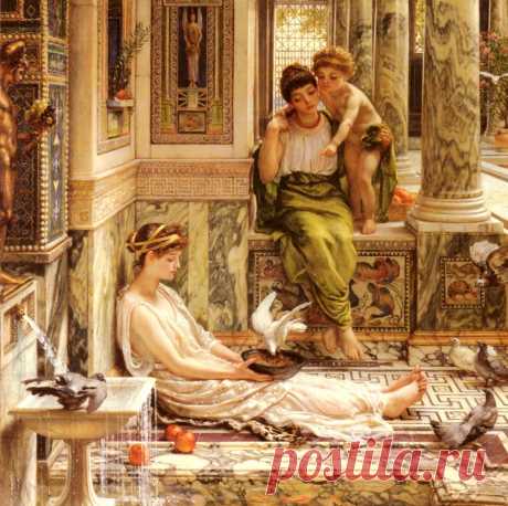 Сэр Эдвард Джон Пойнтер (1836-1919)
Эдвард Джон Пойнтер (англ. Edward John Poynter; 20 марта 1836, Париж — 26 июля 1919) — английский художник. Учился живописи в Лондоне, Риме и в Париже у Шарля Глейра (вместе с Уистлером).