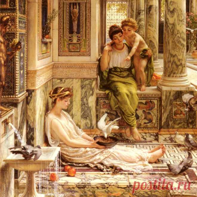 Сэр Эдвард Джон Пойнтер (1836-1919)
Эдвард Джон Пойнтер (англ. Edward John Poynter; 20 марта 1836, Париж — 26 июля 1919) — английский художник. Учился живописи в Лондоне, Риме и в Париже у Шарля Глейра (вместе с Уистлером).