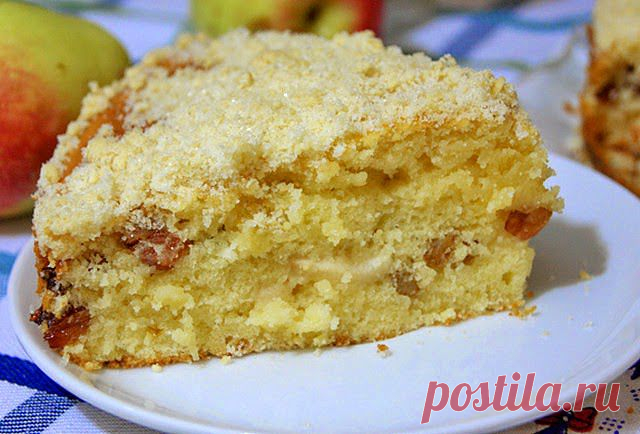 Пирог с яблоками "Домашний"