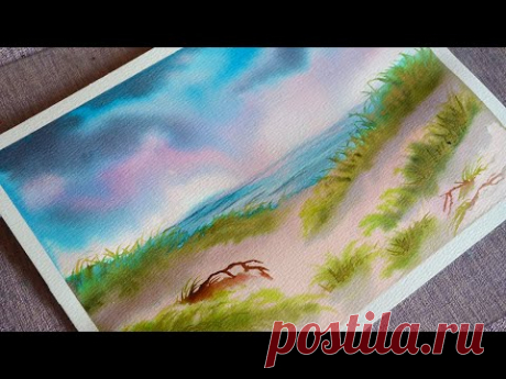 Как нарисовать Дюны чернилами