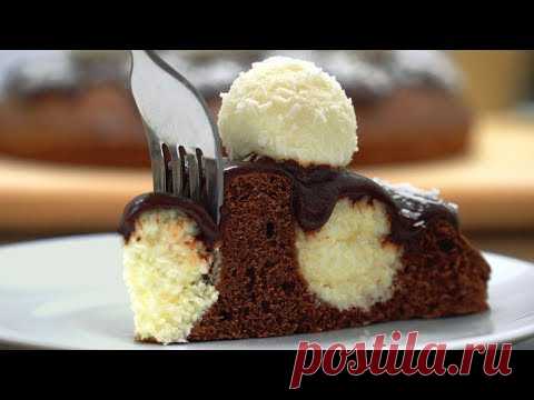 ДО ЧЕГО же ВКУСНЫЙ ЭТОТ ШОКОЛАДНЫЙ ПИРОГ с ШАРИКАМИ! Выпечка к чаю | Кулинарим с Таней