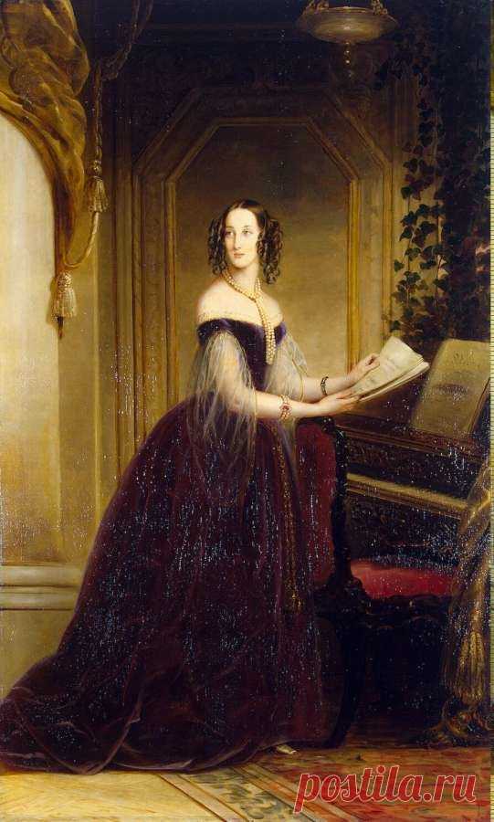 --------------Кристина Робертсон ( Christina Robertson 1796-1854)-----------------
                    На кисть художника я променял бы лиру,
                    Чтоб Вас запечатлеть хотя б единый раз
                     И передать, как дар векам, потомству, миру —
                    Цвет Вашего лица, блеск тёмно-синих глаз.
                                      Рюрик Ивнев