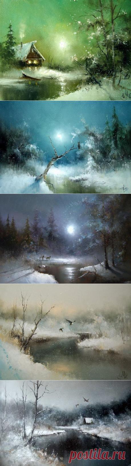 World of Art: ВДОХНОВЛЯЮЩАЯ ЗИМА. ИГОРЬ МЕДВЕДЕВ.