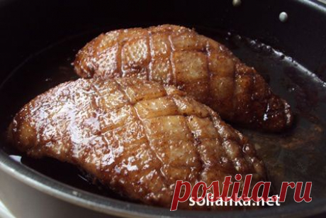 Рецепт приготовления утиной грудки с медом и пряностями