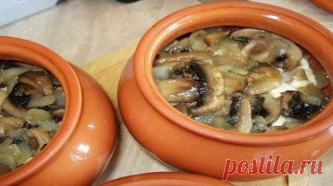 Грибы, запеченные в сметане! Вкусное и изысканное блюдо без особых проблем — грибы, запеченные в сметане. | Эксклюзивные шедевры кулинарии.