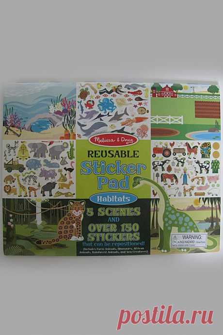 Купить Набор стикеров Среда Обитания Melissa &amp; Doug 4196 МУЛЬТИКОЛОР со скидкой в интернет-магазине kupivip.ru - распродажа