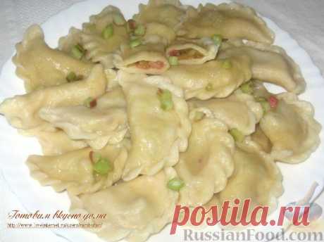 Рецепт: Вареники с ревенем на RussianFood.com