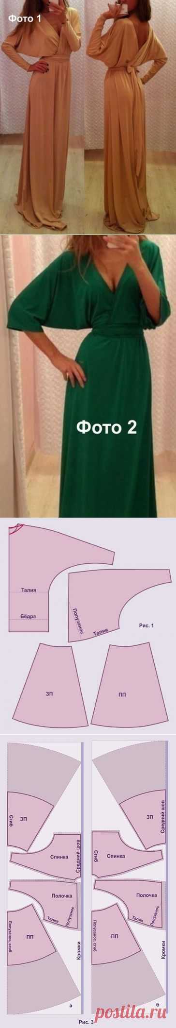 Платье с ЗапАхами (выкройка) / Простые выкройки /