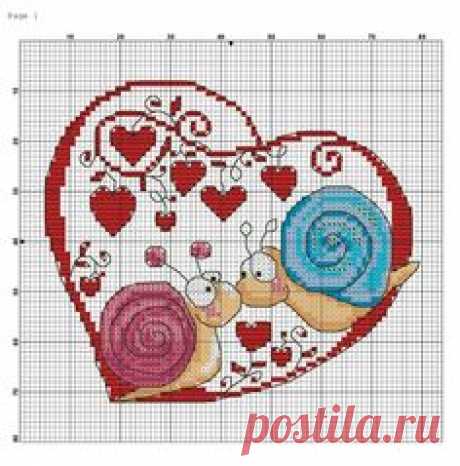 escargot en coeur . WYBrY4pQHj0.jpg (1335×1356)