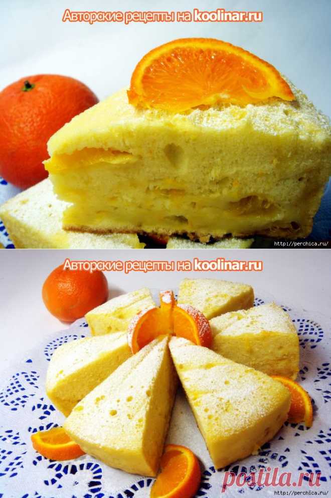Апельсиновая шарлотка.