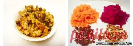 Оригинальный и вкусный салат "Букет ко дню рождения"