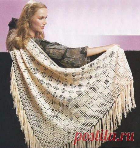 Красивая шаль