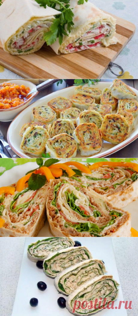 Начинка для лаваша — простые рецепты вкусной домашней закуски