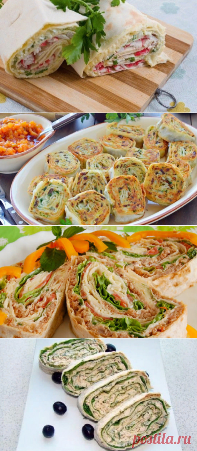 Начинка для лаваша — простые рецепты вкусной домашней закуски