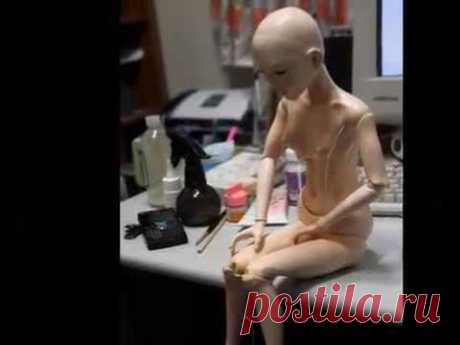 ball Joint Doll, first body - take 2 - YouTube