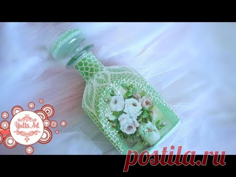 Декор бутылки / Как декорировать / Чем декорировать