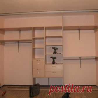 Шкаф из гипсокартона — простое и дешевое решение своими руками