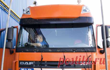 Установка лобового стекла на DAF XF