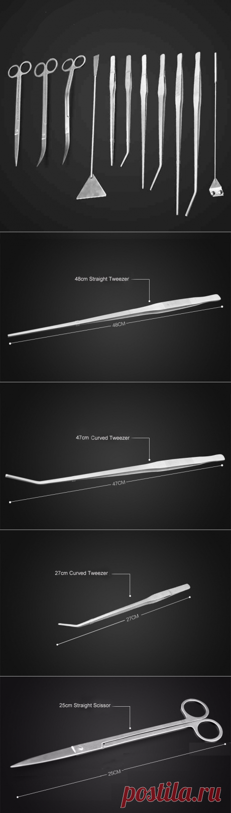 Прямой Изогнутый Пинцет Ножницы Водоросли Скребок Из Нержавеющей Стали Аквариум Завод Инструментов купить на AliExpress