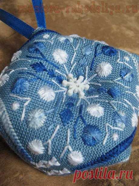 Схема для вышивки: Снежинка