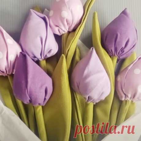 Тюльпаны из ткани своими руками. Мастер-классы | Креаликум
