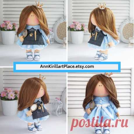 Princess Doll Handmade Queen Tilda Doll Interior Decoration | Etsy