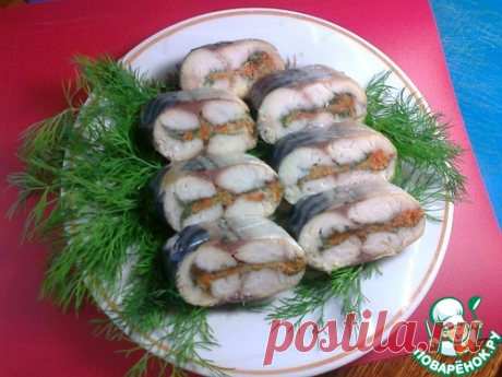 Скумбрия фаршированная – кулинарный рецепт